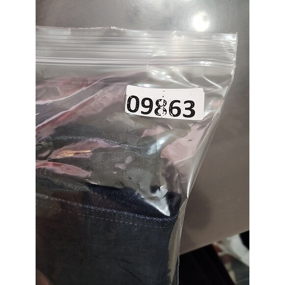 Levis 515 Bootcut Jeans Womens 8 29x32 Blue Dark Wash Cotton Stretch - Picture 8 of 8